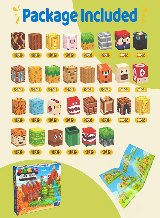 LADFAR Magnetic Building Blocks for Kids Ages 3-12+, 137PCS STEM Educational Magnet Toys, Magnetic Tiles Build Cubes with Light Game, Ideal Gift for Toddlers Boys Christmas Birthday Girls - Image 2